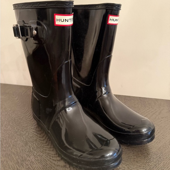 Hunter Women's Original Short Gloss Rain Boots size 8 - Picture 1 of 9